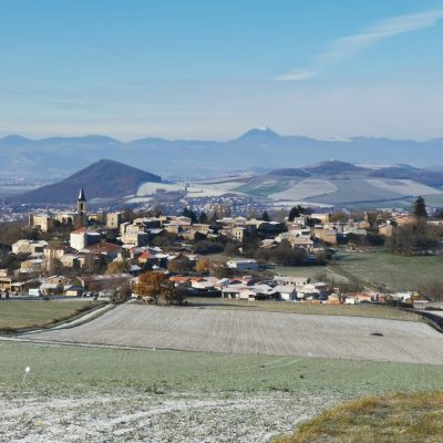 Quad63_Rando hiver en quad_Vue sur Puy-de-dome_Chaine des Puys